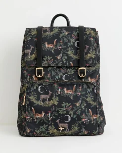 Work Bags|Backpacks-Fable England A Night's Tale Woodland Backpack - Midnight