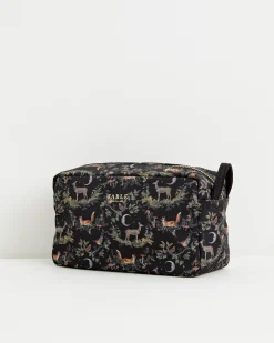 Makeup Bags-Fable England A Night's Tale Woodland Pouch Black