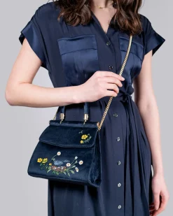 Bracelets & Bangles|Cross Body Bags-Fable England Blackbird Mini Top Handle Purse