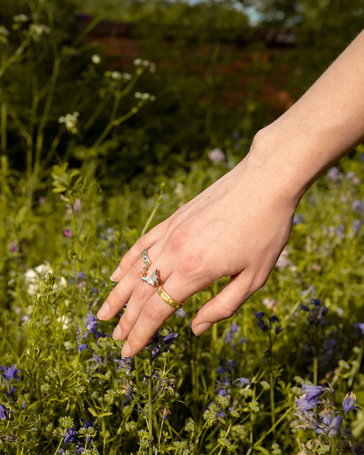 Rings-Fable England Blue Forget Me Not Ring