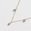 Necklaces-Fable England Bluebell Charm Necklace