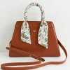 Cross Body Bags|Tote Bags-Fable England Botanical Pumpkin Tote - Tan