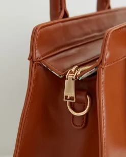 Cross Body Bags|Tote Bags-Fable England Botanical Pumpkin Tote - Tan