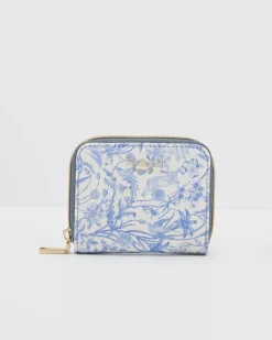 Purses-Fable England Bunny Blues Small Wallet