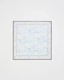 Square Scarves-Fable England Bunny Blues Square Scarf