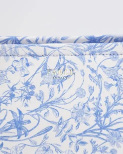 Shoulder Bags|Tote Bags-Fable England Bunny Blues Structured Tote