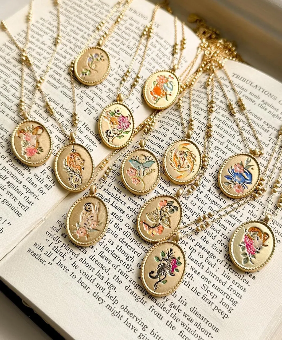 Zodiac Collection|Necklaces-Fable England Cancer Zodiac Necklace