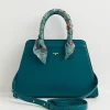 Tote Bags|Cross Body Bags-Fable England Catherine Rowe Into The Woods Tote - Teal