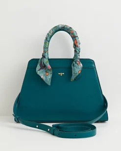 Tote Bags|Cross Body Bags-Fable England Catherine Rowe Into The Woods Tote - Teal