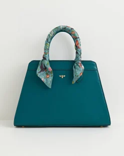 Tote Bags|Cross Body Bags-Fable England Catherine Rowe Into The Woods Tote - Teal