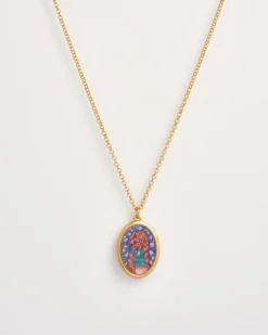 Necklaces-Fable England Catherine Rowe Pet Portraits Doodle Pendent Short Necklace