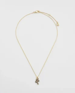 Necklaces-Fable England Celestial Snake Necklace