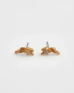 Earrings-Fable England Cozy Bunny Stud Earrings