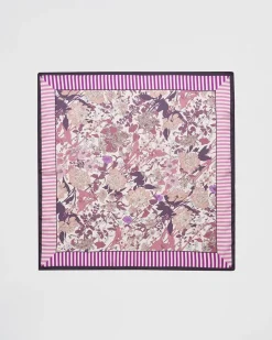 Square Scarves-Fable England Deco Bloom Large Square Scarf