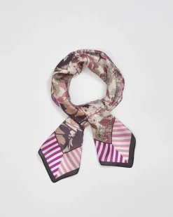 Square Scarves-Fable England Deco Bloom Large Square Scarf