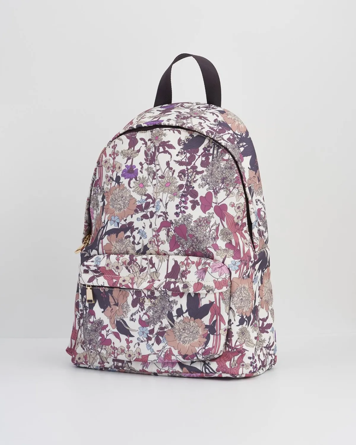 Work Bags|Backpacks-Fable England Deco Blooms Large Blackberry Backpack