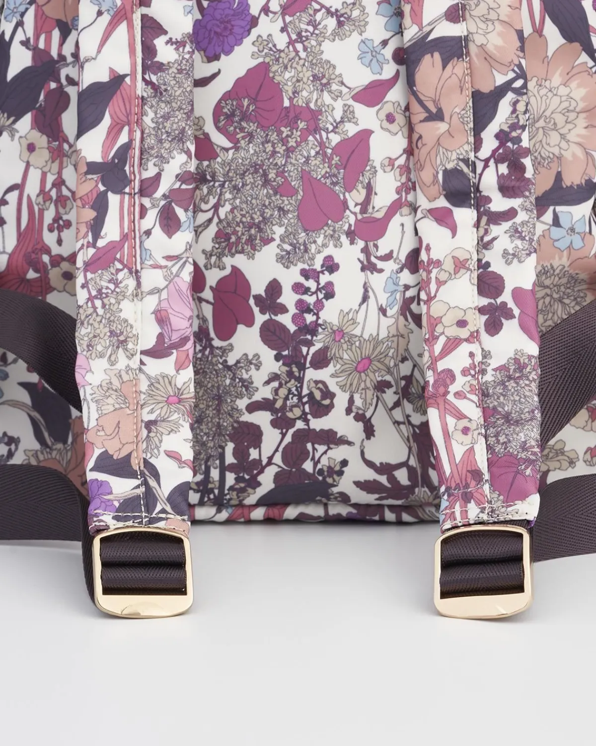 Work Bags|Backpacks-Fable England Deco Blooms Large Blackberry Backpack