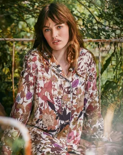 Pajamas-Fable England Deco Blooms Night Shirt