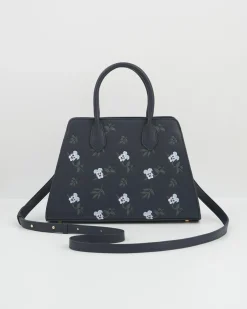 Bracelets & Bangles|Cross Body Bags-Fable England Ditsy Navy Medium Tote