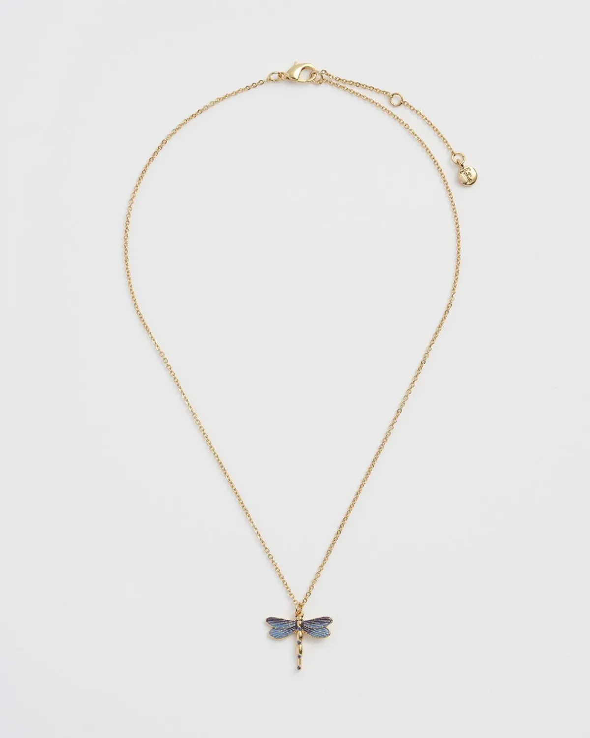 Necklaces-Fable England Dragonfly Crystal Necklace