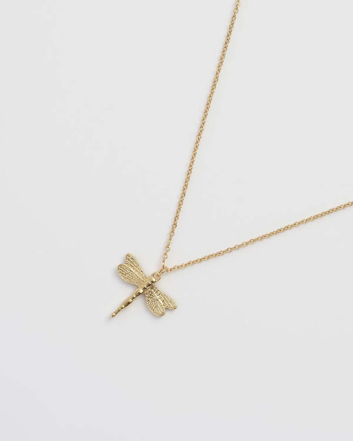 Necklaces-Fable England Dragonfly Crystal Necklace