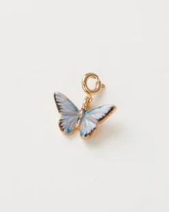 The Fable Charm Collection-Fable England Enamel Blue Butterfly Charm