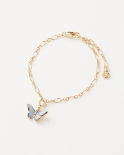 The Fable Charm Collection-Fable England Enamel Blue Butterfly Charm