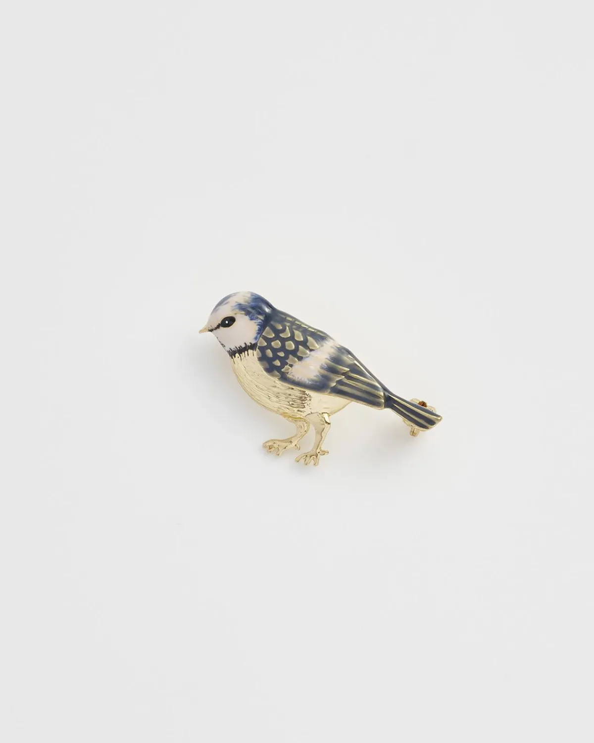 Pins & Brooches-Fable England Enamel Blue Tit Brooch