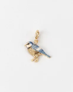 The Fable Charm Collection-Fable England Enamel Blue Tit Charm
