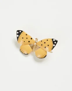 Pins & Brooches-Fable England Enamel Butterfly Brooch