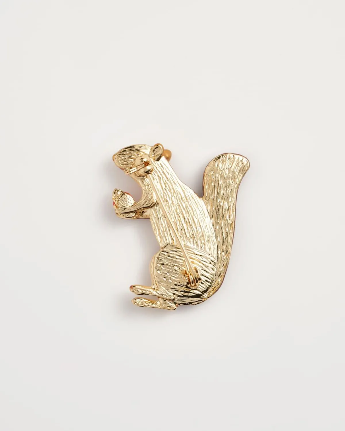 Pins & Brooches-Fable England Enamel Cheeky Squirrel Brooch