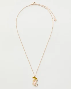 Necklaces-Fable England Enamel Dormouse Short Necklace