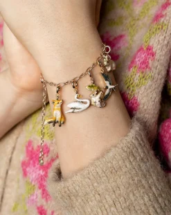 The Fable Charm Collection-Fable England Enamel Fox Charm