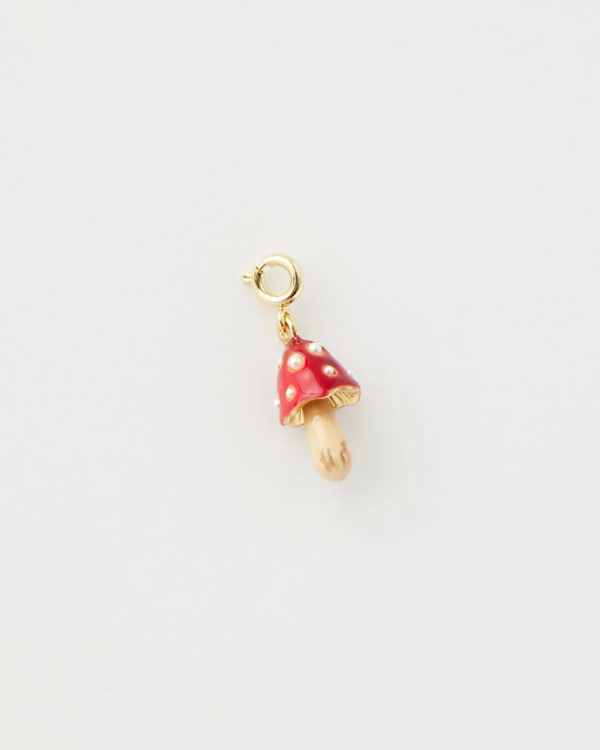 The Fable Charm Collection-Fable England Enamel Mushroom Charm