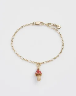 The Fable Charm Collection-Fable England Enamel Mushroom Charm