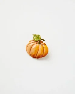 Pins & Brooches-Fable England Enamel Pumpkin Brooch