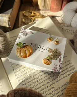Pins & Brooches-Fable England Enamel Pumpkin Brooch