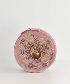 Jewelry Boxes-Fable England Fable Chloe Dormouse Jewellery box Pink