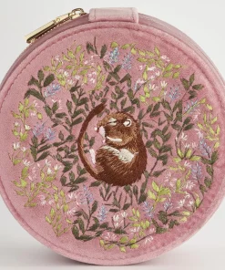 Jewelry Boxes-Fable England Fable Chloe Dormouse Jewellery box Pink