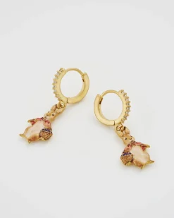 Earrings-Fable England x Peter Rabbit Cotton-tail Earrings