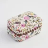 Jewelry Boxes-Fable England Floral Engravings Large Printed Jewelry Box