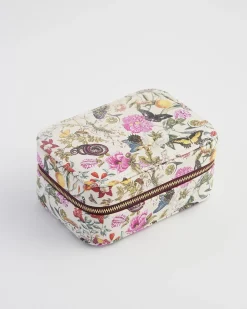 Jewelry Boxes-Fable England Floral Engravings Large Printed Jewelry Box