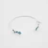 Silver Jewelry|Bracelets & Bangles-Fable England Forget Me Not Silver Bangle