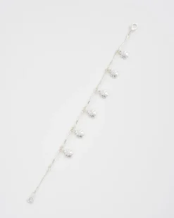 Silver Jewelry|Bracelets & Bangles-Fable England Forget Me Not Silver Bracelet