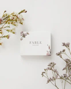 Silver Jewelry|Bracelets & Bangles-Fable England Forget Me Not Silver Bracelet