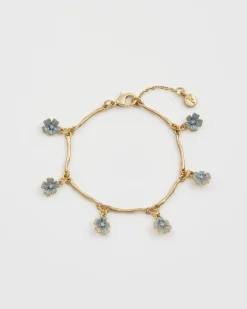 Bracelets & Bangles-Fable England Forget-Me-Not Bracelet