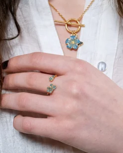 Rings-Fable England Forget-Me-Not Ring