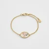 Bracelets & Bangles-Fable England Framed Roses Bracelet