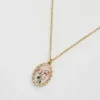 Necklaces-Fable England Framed Roses Necklace