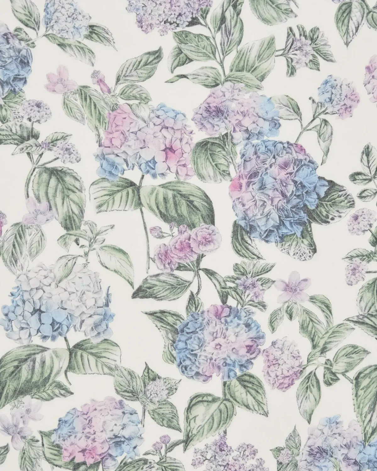 Lightweight Scarves-Fable England Hydrangea Light Weight Scarf